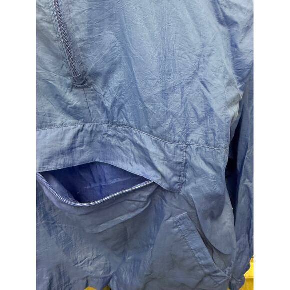 VTG Honors (kmart) 90s SZ L Jacket 1/4 Zip Jacket pullover front zip blue track - Picture 4 of 5